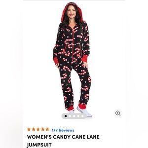 Tipsy Elves Candy Cane Lane Onesie